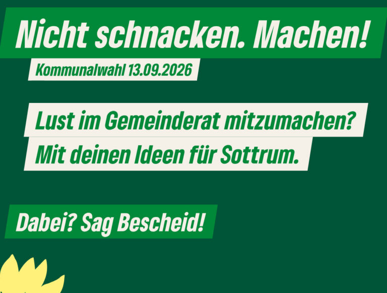 Nicht schnacken. Machen!