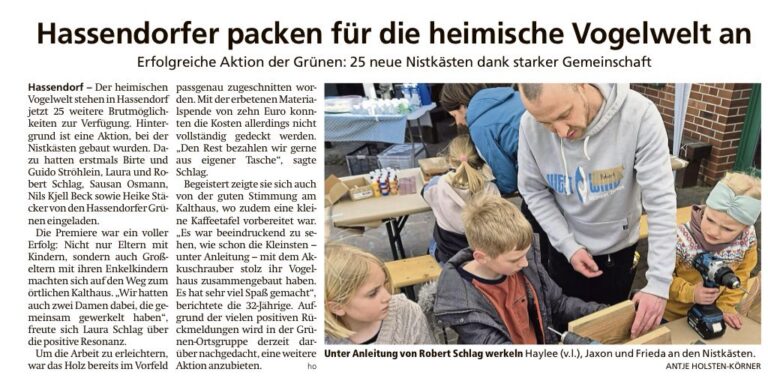 Nistkästen für die heimische Vogelwelt