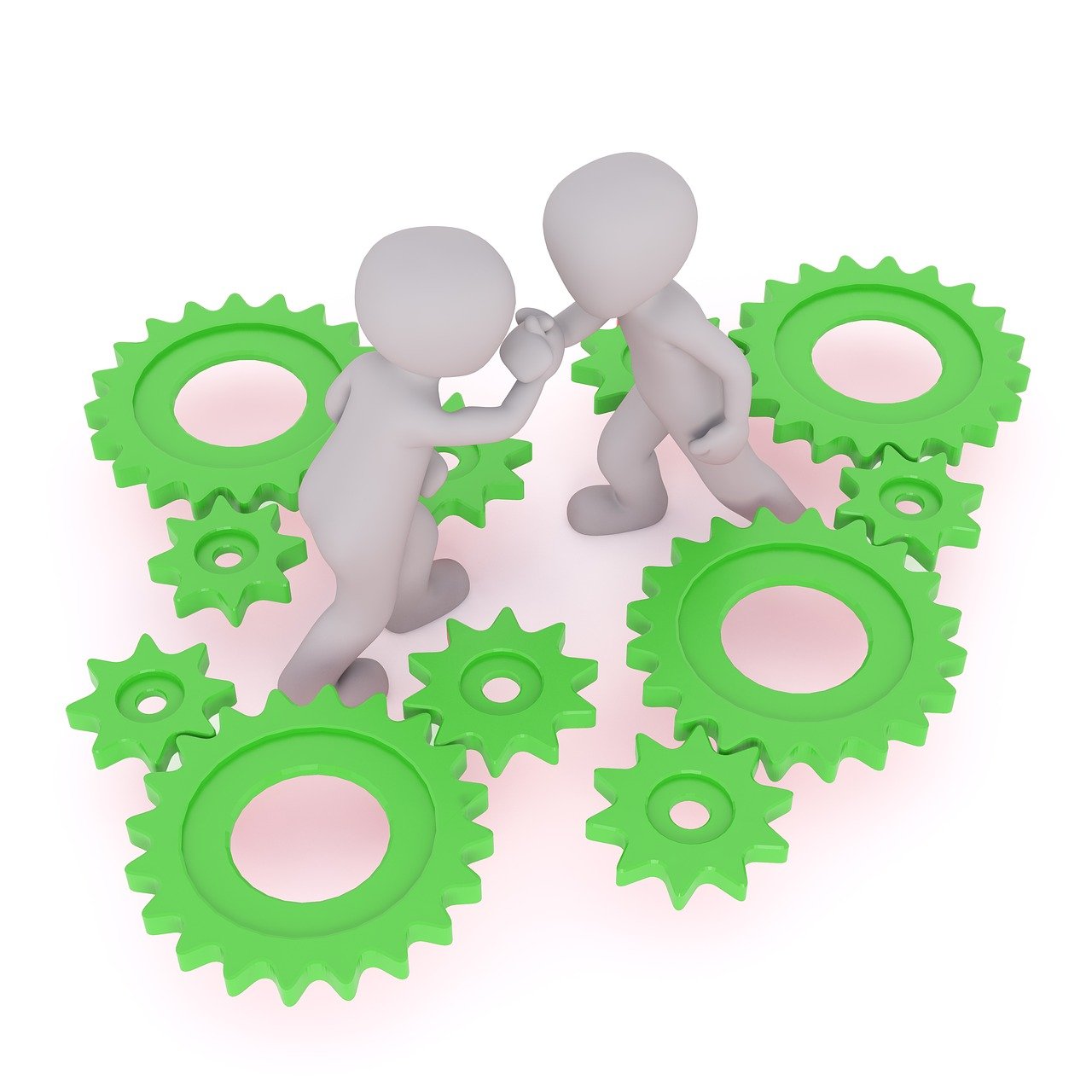 white man gear teeth factory 3863405